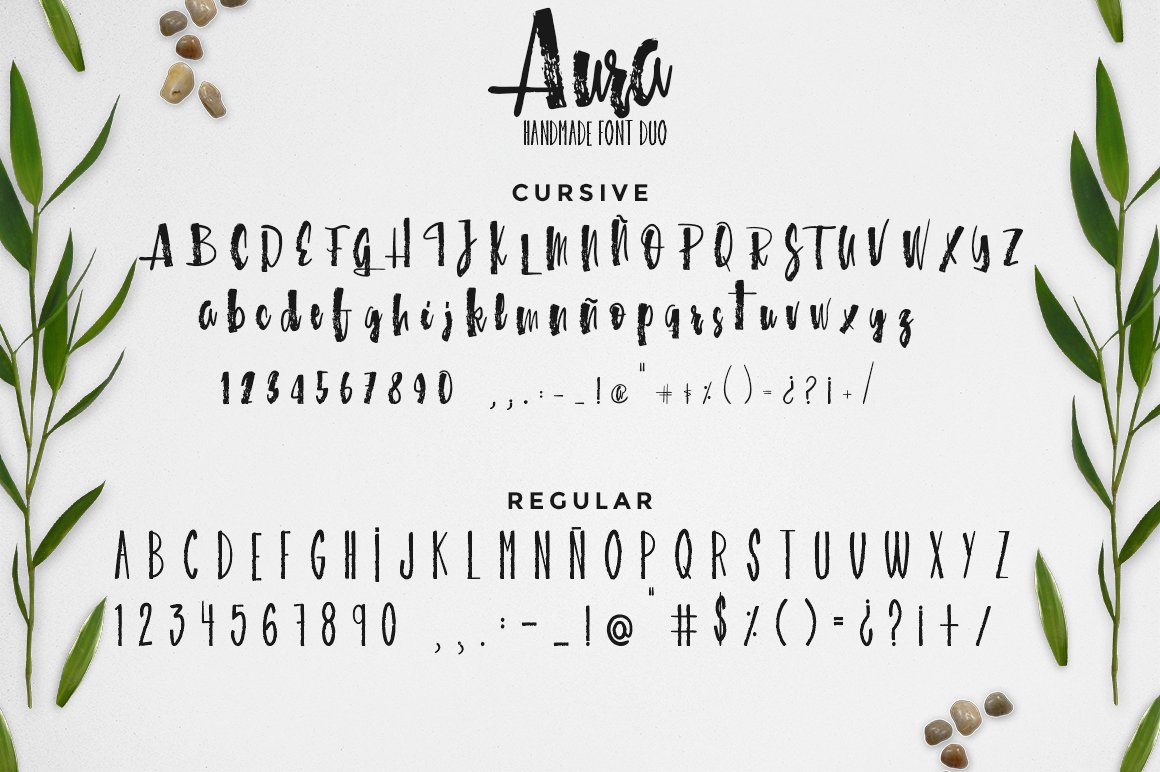 Aura font duo! preview image.