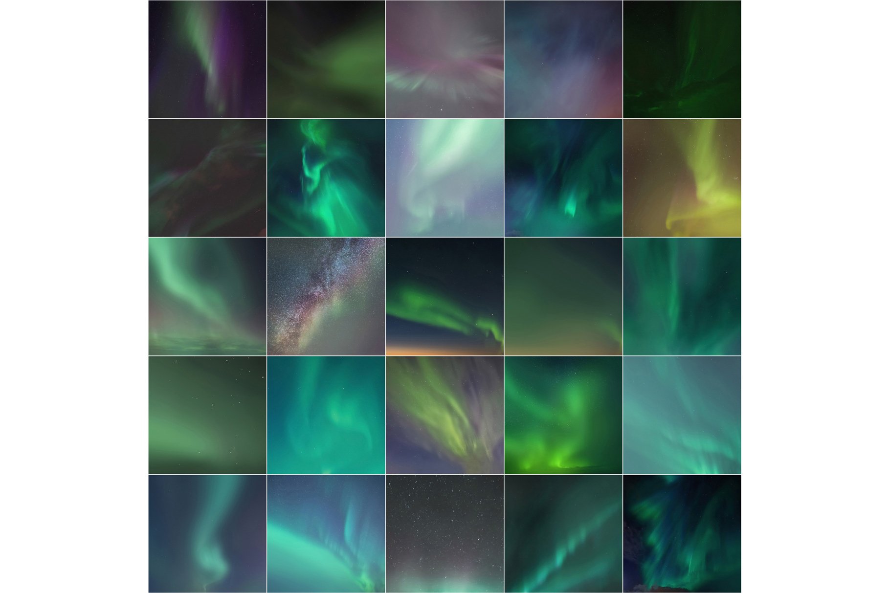 aurora borealis sky replacement pack for adobe photoshop 6 387