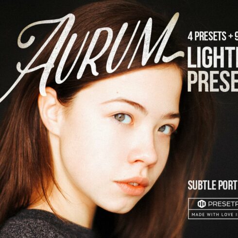 Aurum Portrait Lightroom Presetscover image.