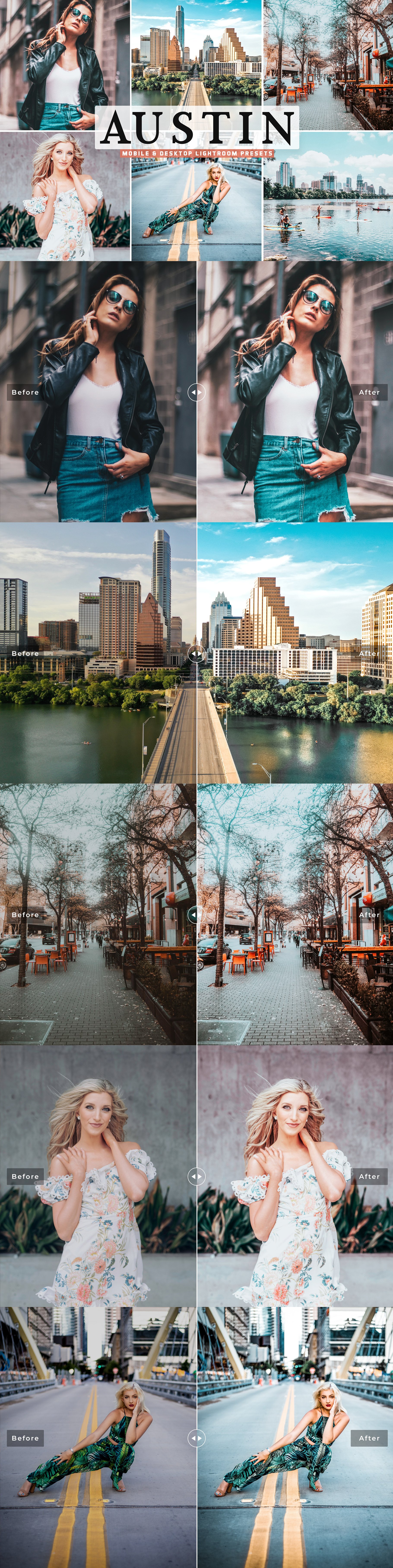 Austin Pro Lightroom Presetscover image.