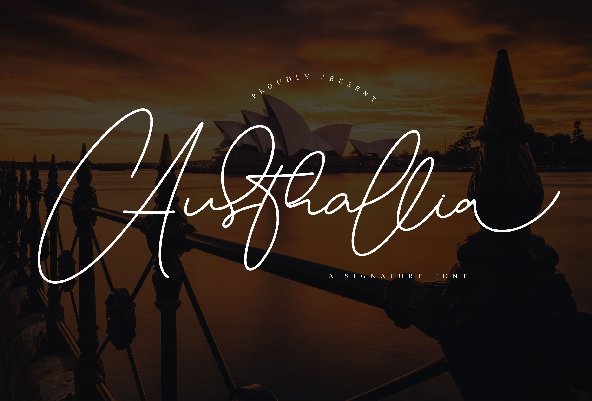 Australlia - a signature fontcover image.