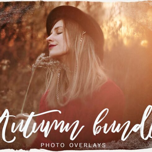 Autumn BUNDLE JPG photoshop overlayscover image.