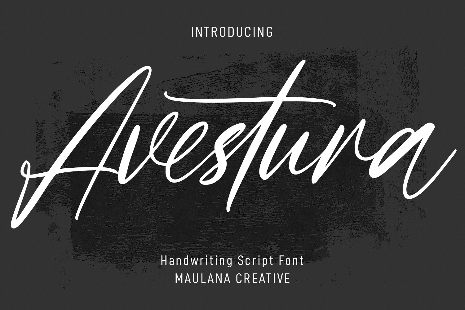 Avestura Signature Script Font cover image.