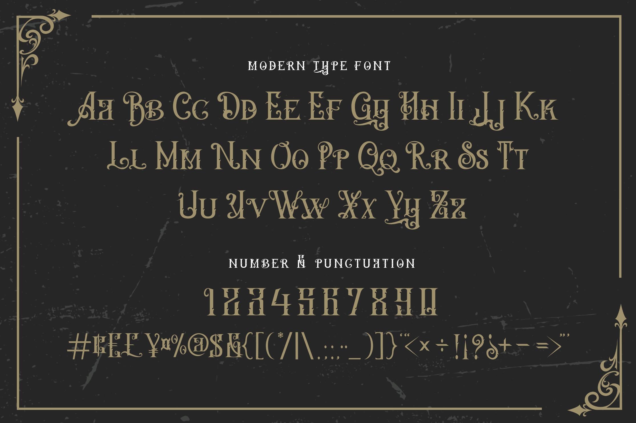 Altery One - classic blackletter preview image.