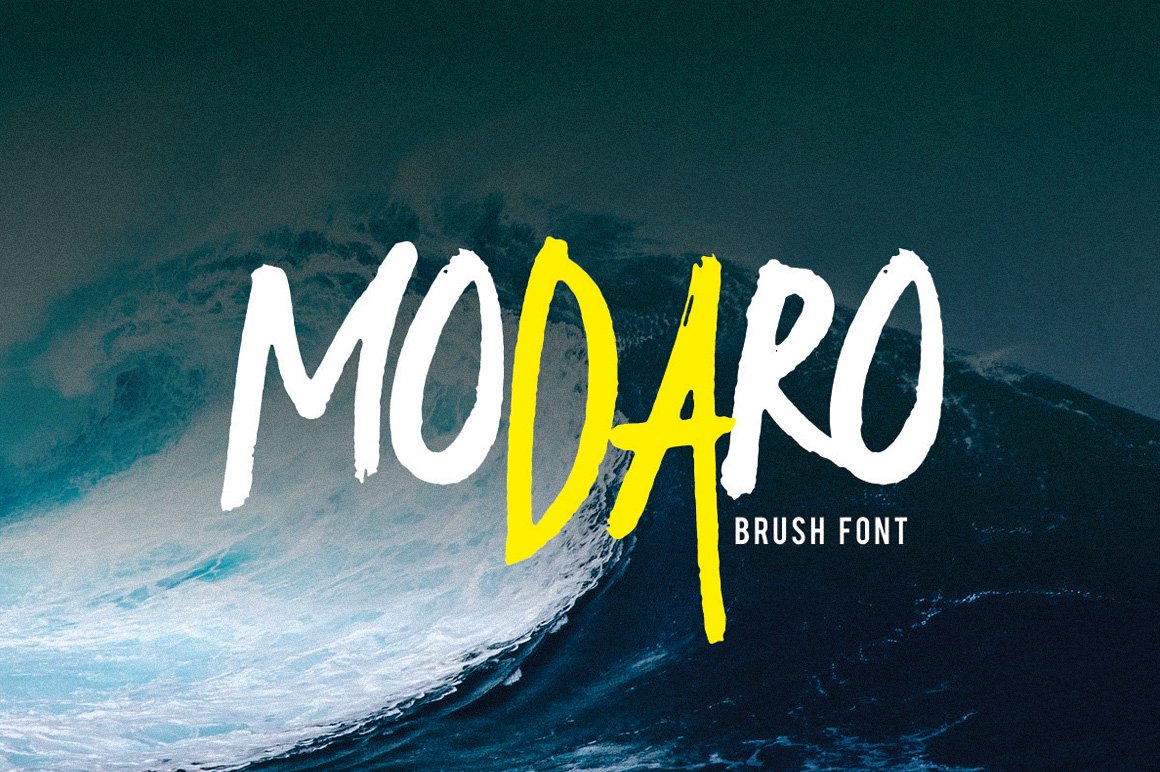 MODARO Brush Font cover image.