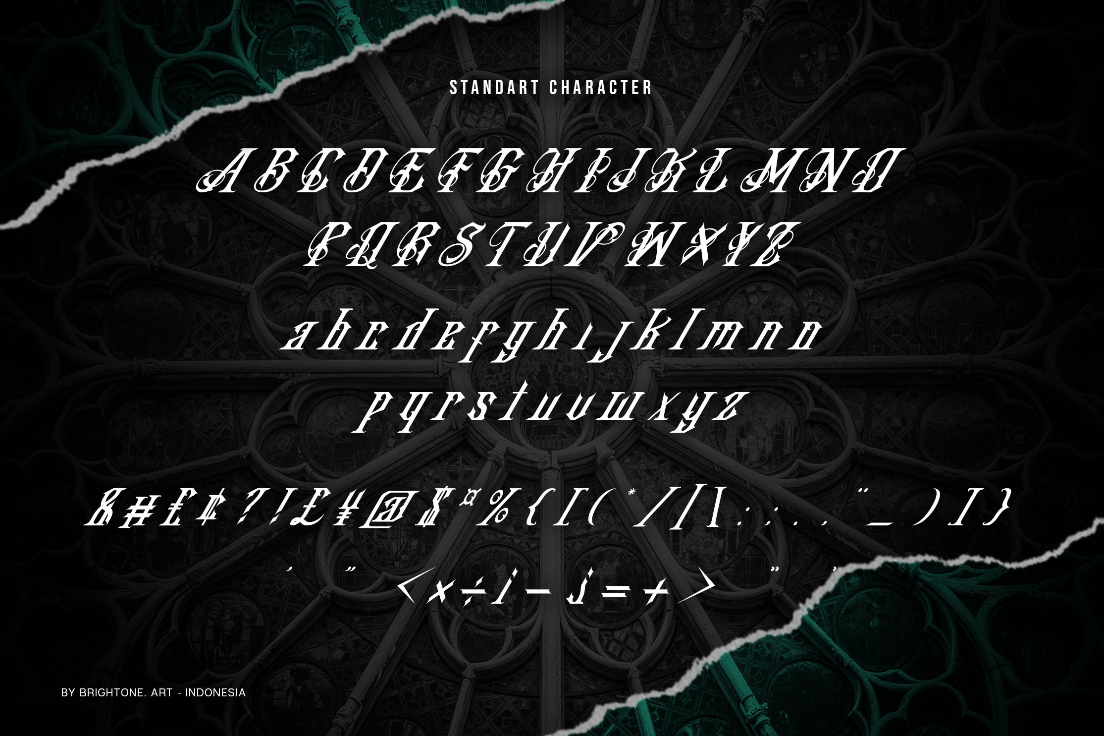 Klausers - Italic Blackletter preview image.