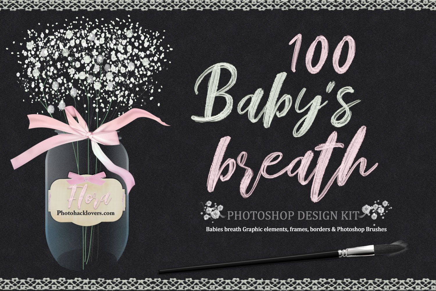 100 Babys Breath Design Kitcover image.