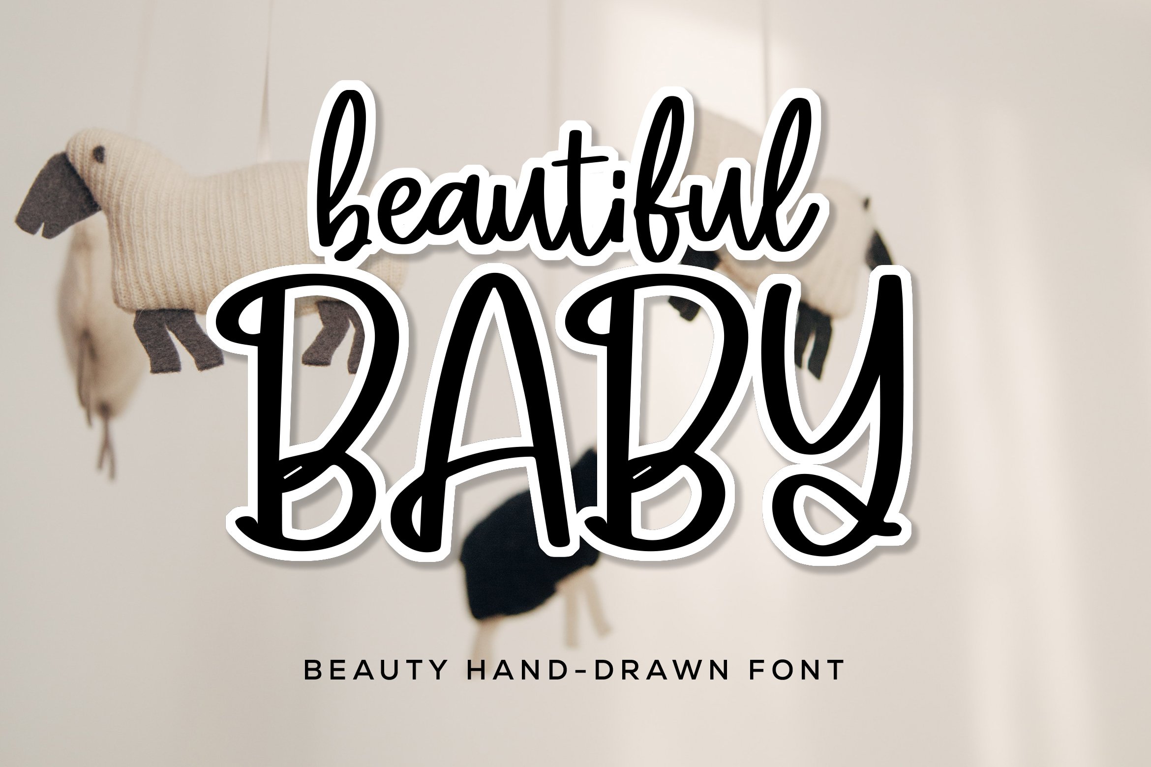 Beautiful Baby-Beauty Handdrawn Font cover image.