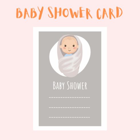 baby shower cards bundle cover image.