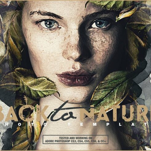 Back To Nature Photo Templatecover image.