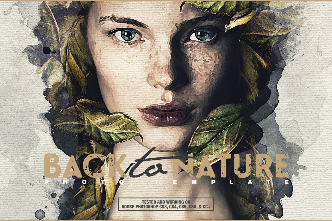 Back To Nature Photo Templatecover image.