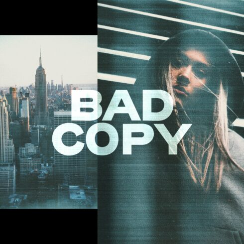 Bad Copy Poster Effectcover image.