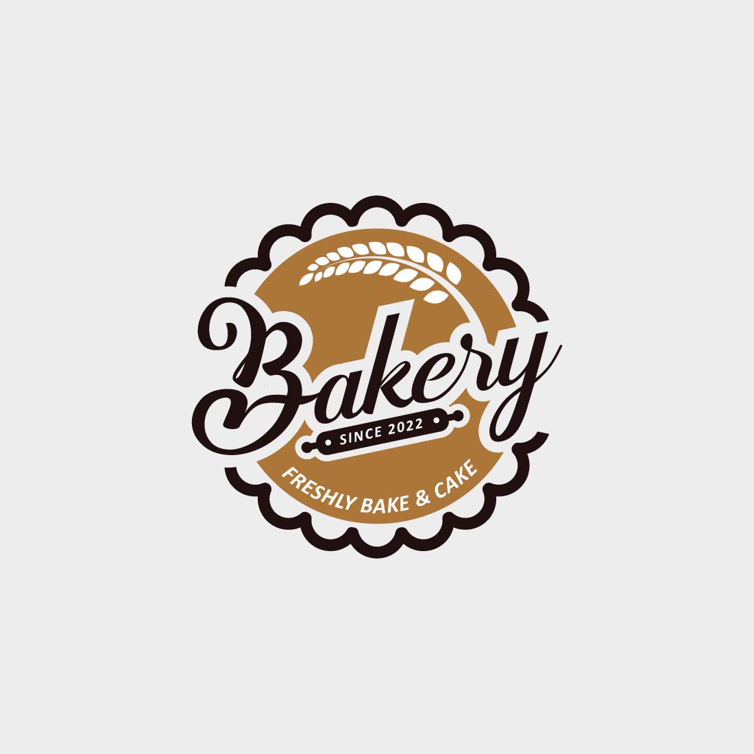Vintage retro bakery logo badge or label Vector Image