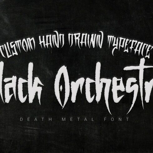 Black Orchestra - Blackletter font cover image.