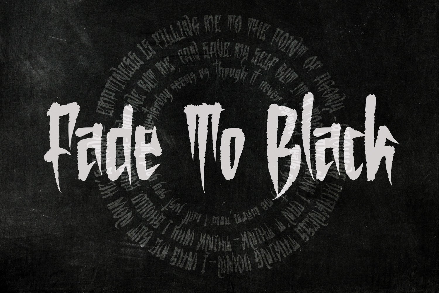 Black Orchestra - Blackletter font preview image.