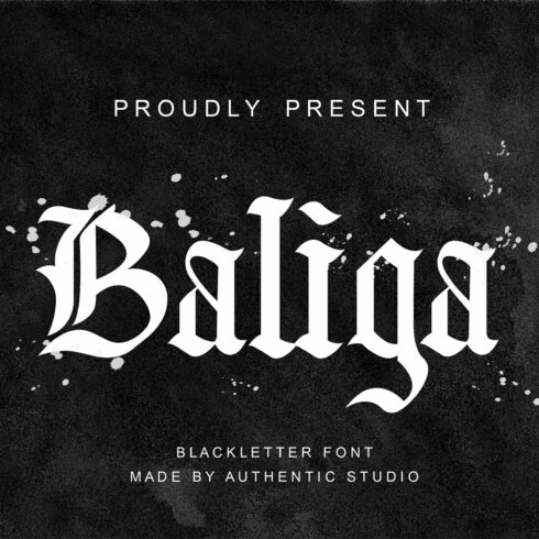 Baliga Blackletter cover image.