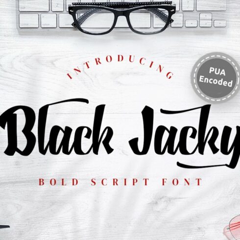 Black Jacky - Bold Script Font cover image.