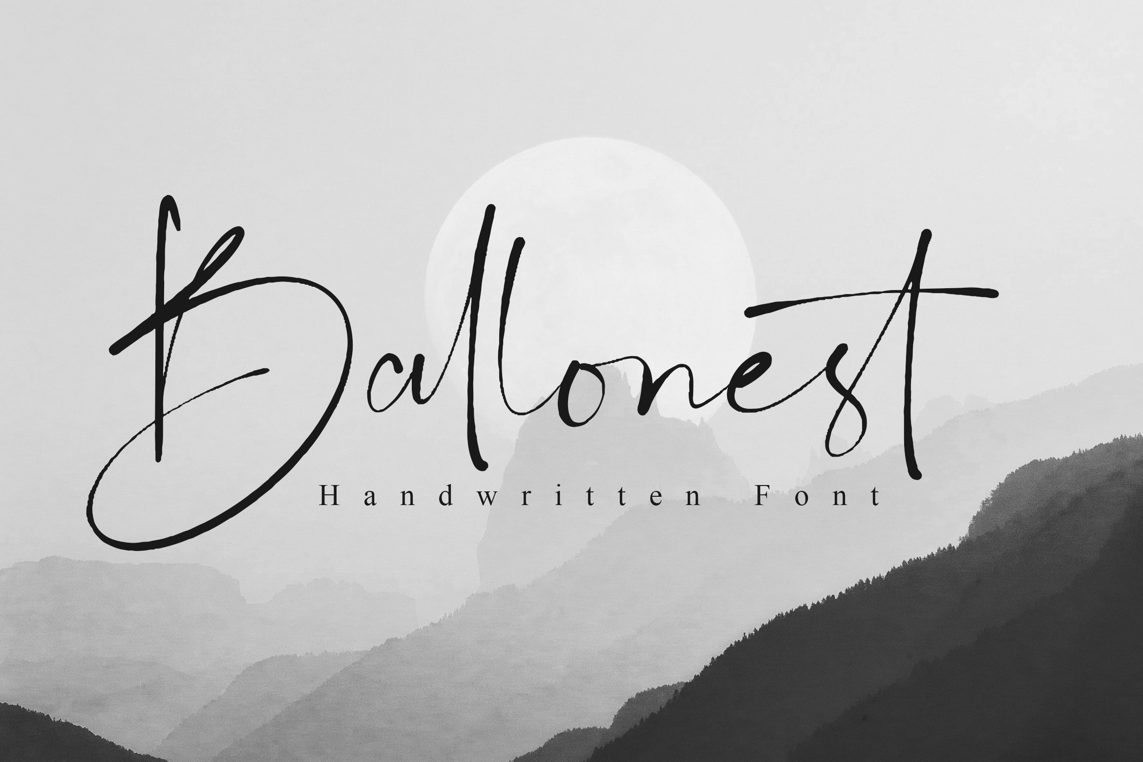 Ballonest | Handwritten Font cover image.