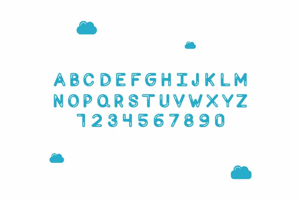 Vector Font. Balloon – Masterbundles