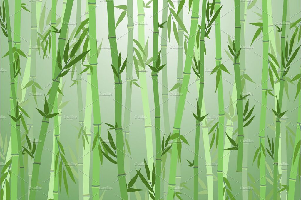 Bamboo Forest Landscape Background – MasterBundles