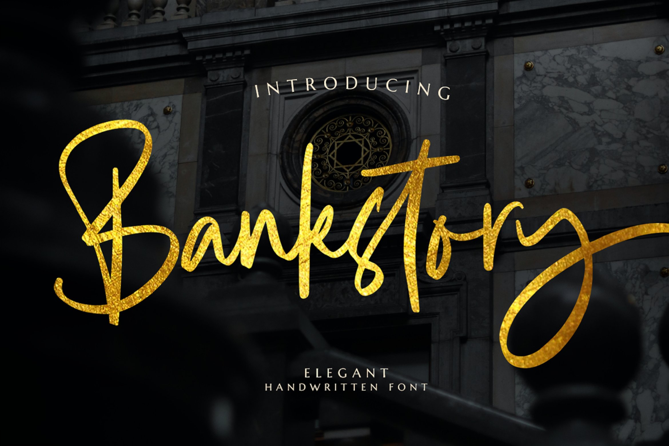 Bankstory - Handwritten Font cover image.