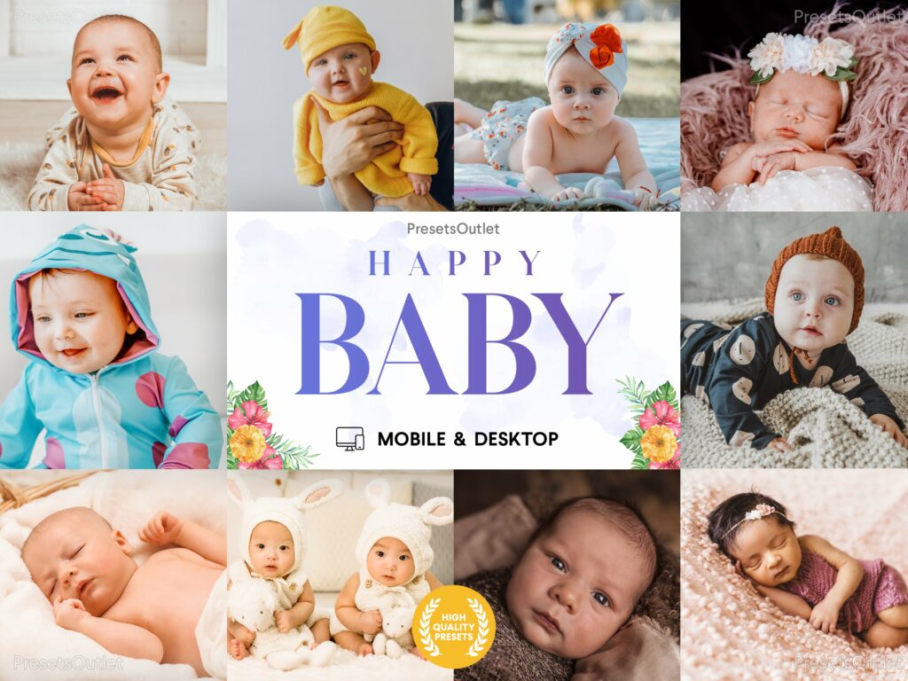 Newborn Baby Lightroom Presets – Masterbundles