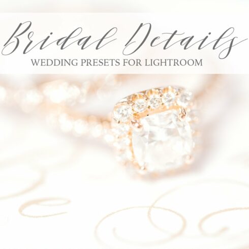 Bridal Details & Wedding Presetscover image.
