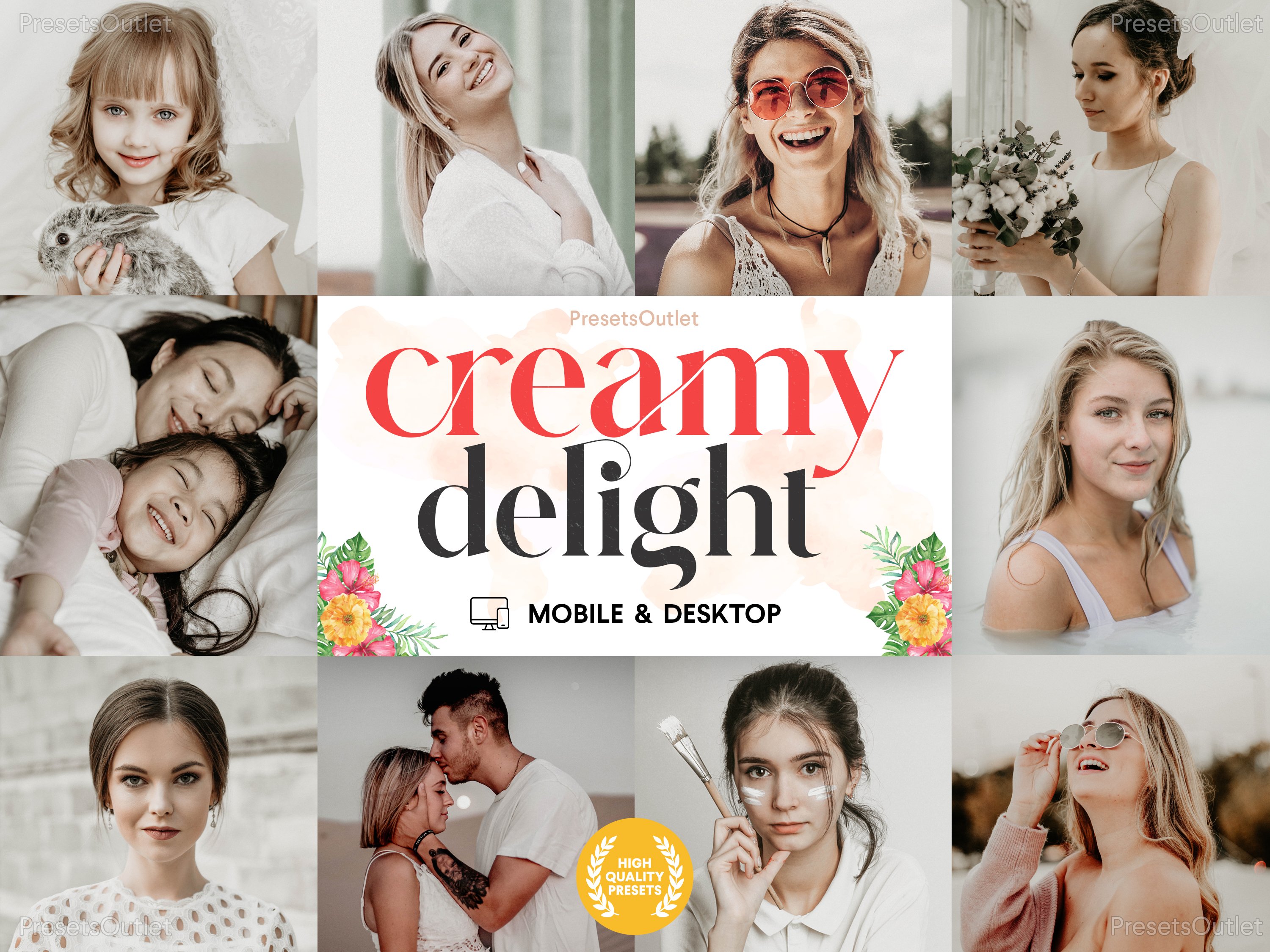 Creamy Lightroom Presets (DNG & XMP)cover image.