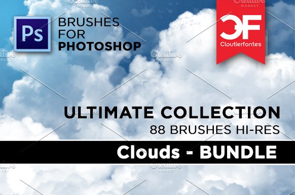 Ultimate Clouds brushes Collectioncover image.