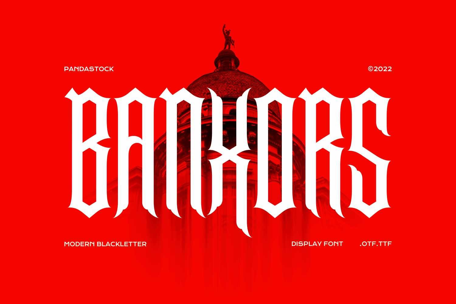 Banxors - Modern Blackletter cover image.