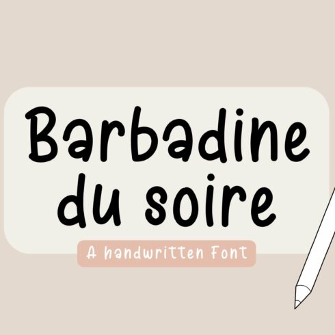 Barbadine du Soir cover image.