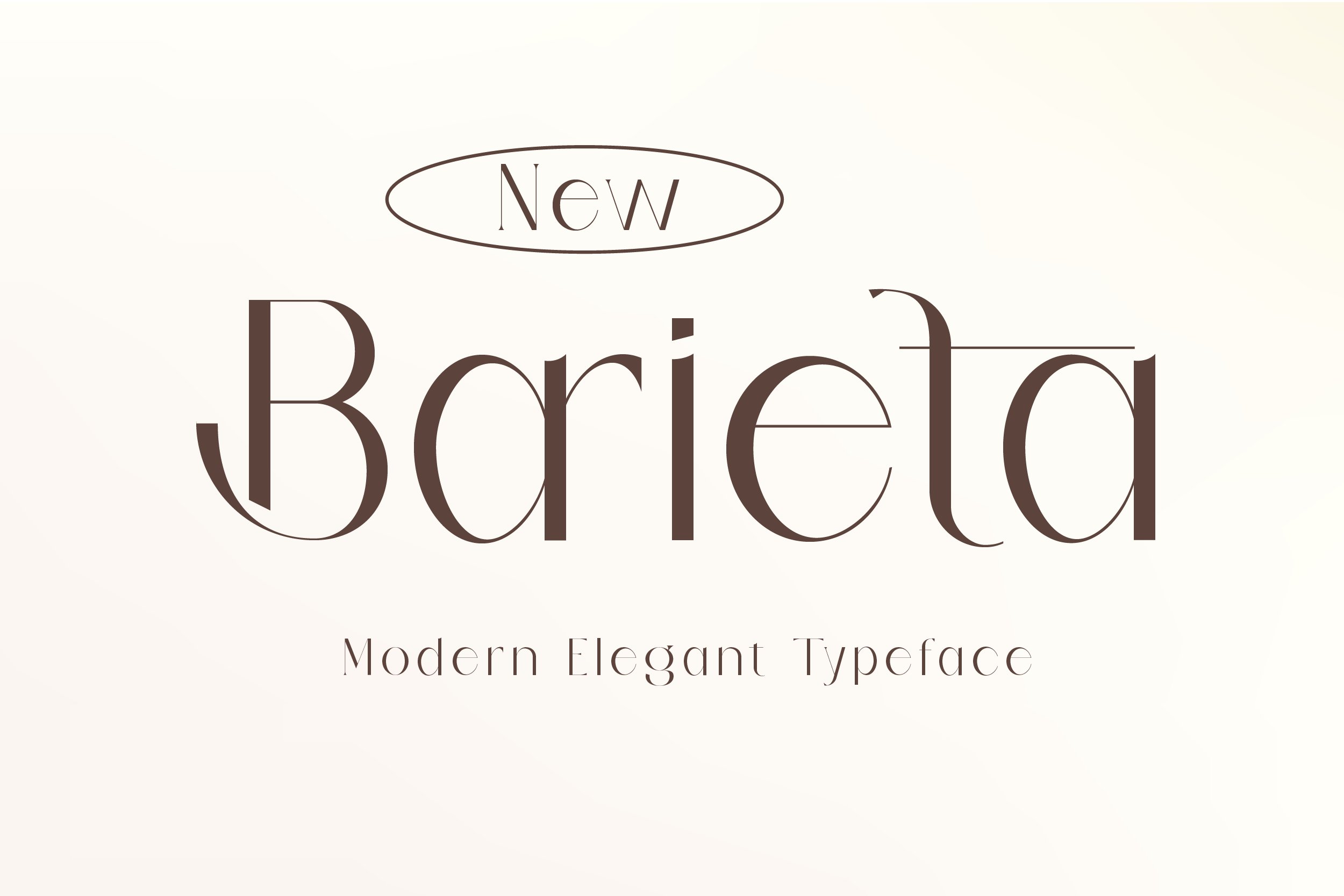 Barieta Elegant Typeface cover image.