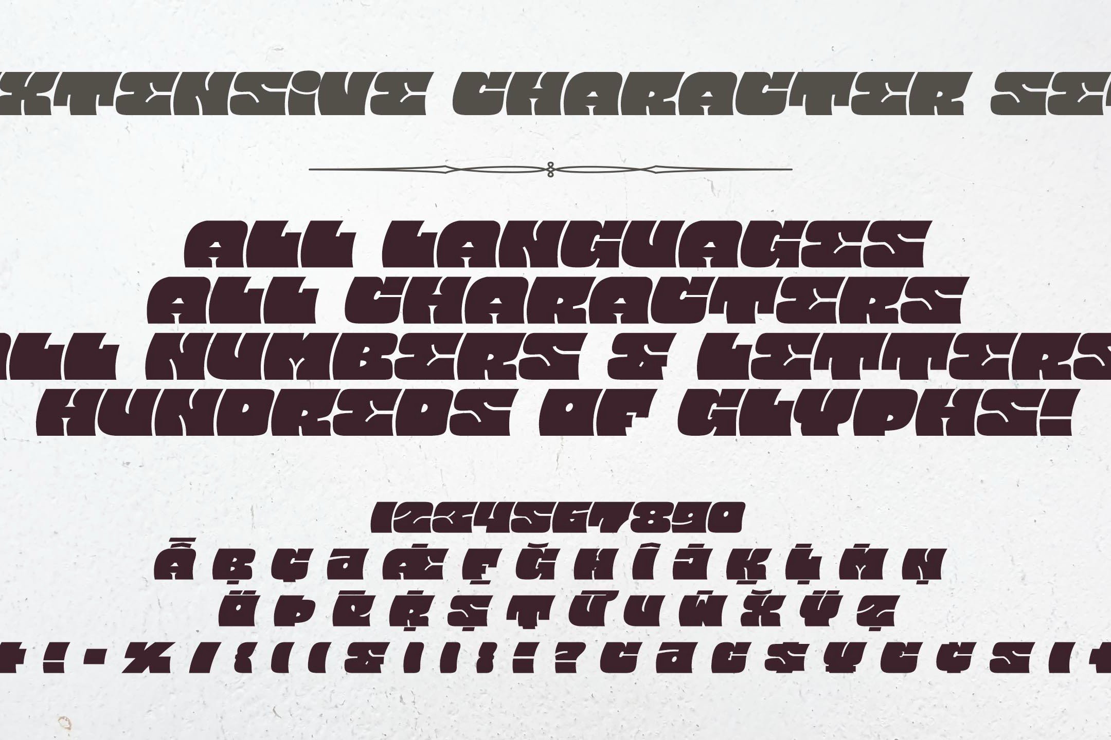 Barred Sans — Extra-Bold Mural Fontspreview image.