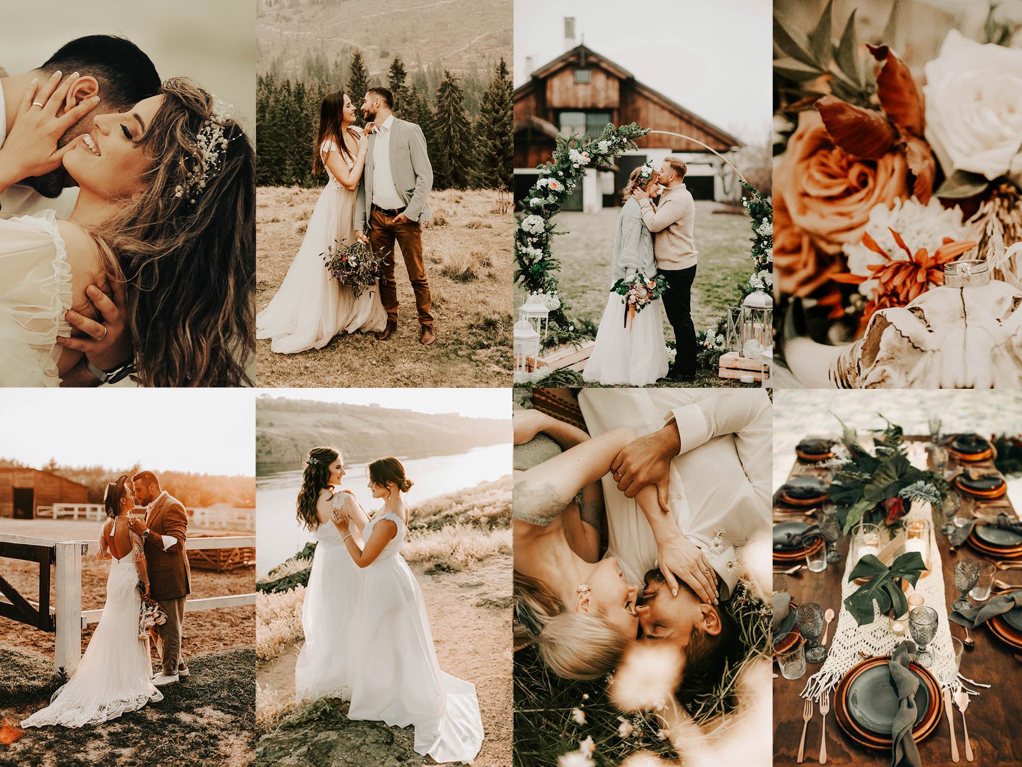 10 EARTHY WEDDING LIGHTROOM PRESETSpreview image.