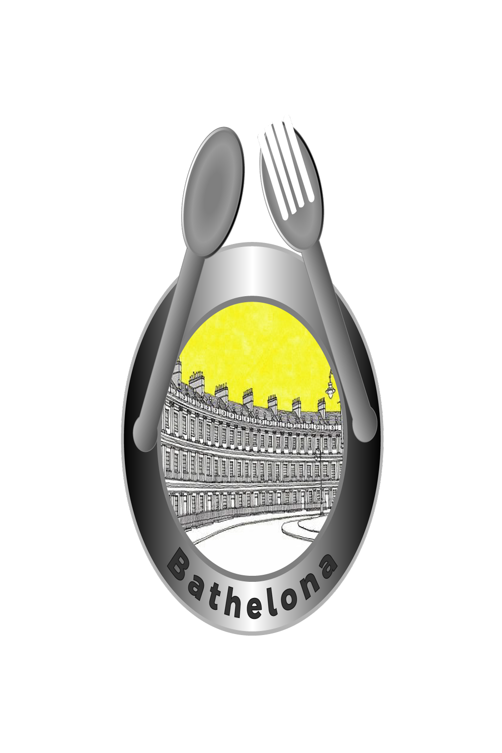 Bathelona Food - TShirt Print Design pinterest preview image.