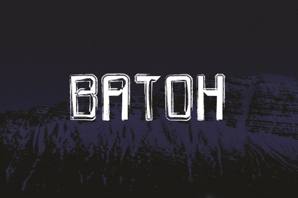 Batoh font cover image.