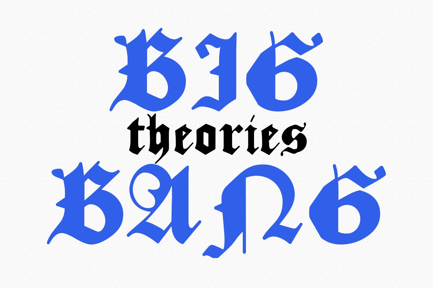 Bazelle Blackletter Font preview image.