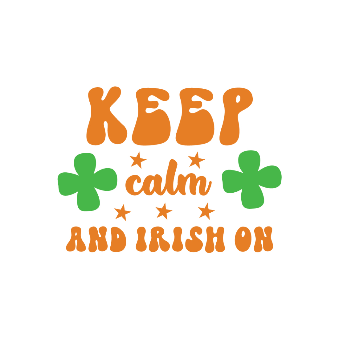 keep calm and Irish on SVG cover image.