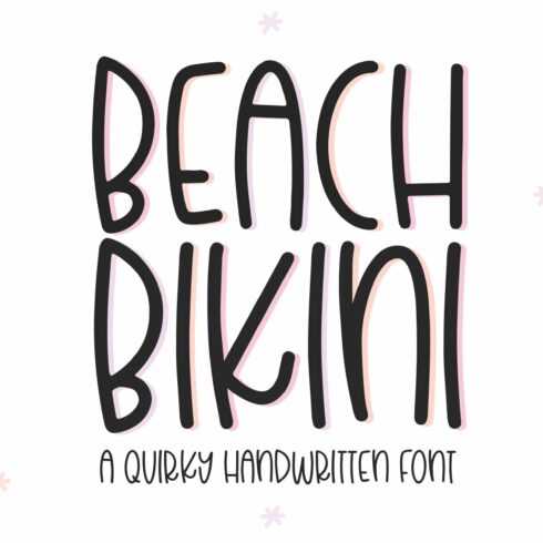 Beach Bikini | Fun Handwritten Font cover image.