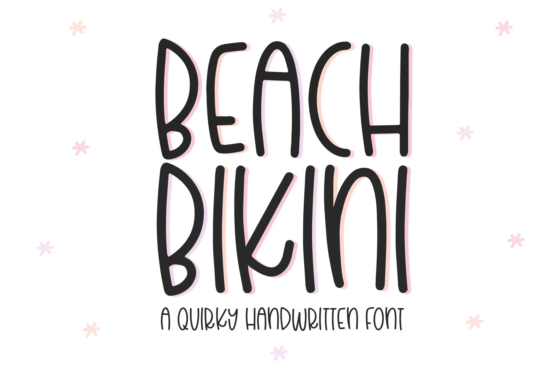 Beach Bikini | Fun Handwritten Font cover image.