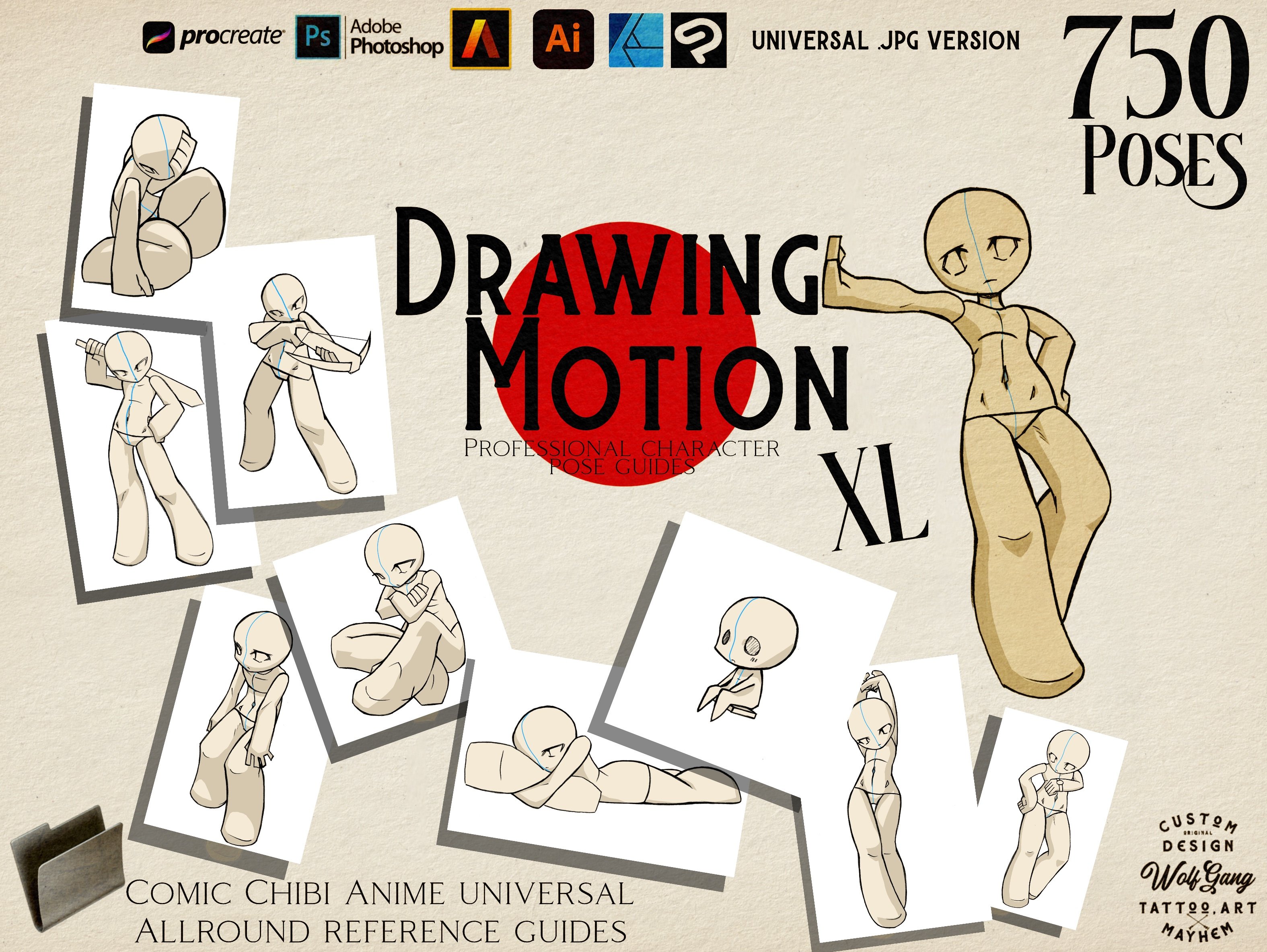~ Universal collection of poses ~cover image.