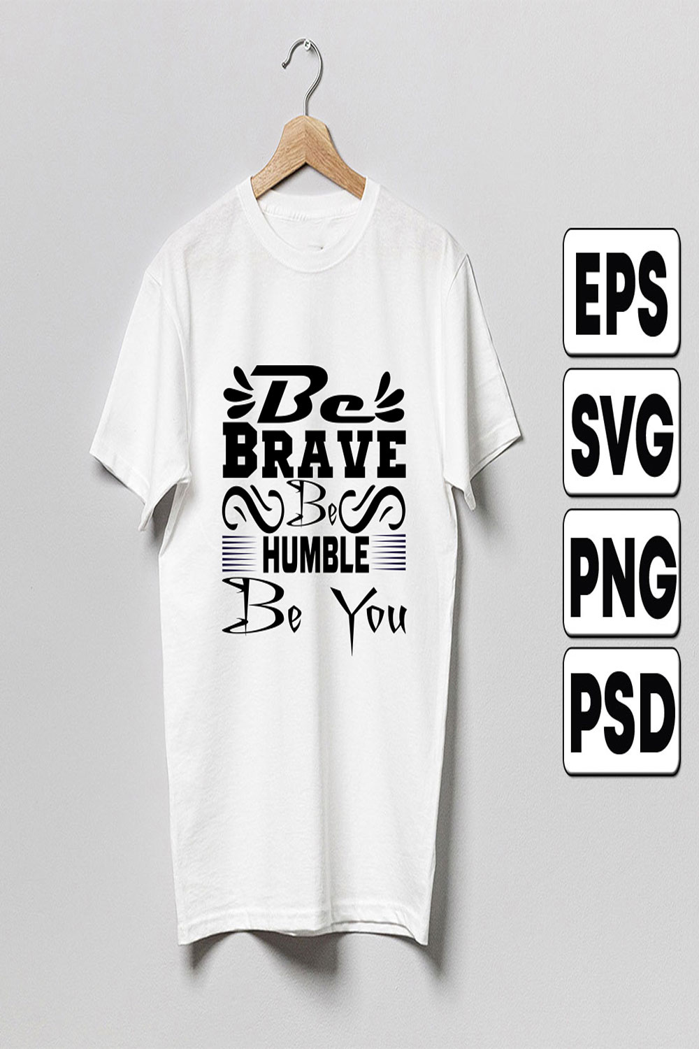 Be Brave Humble be you pinterest preview image.