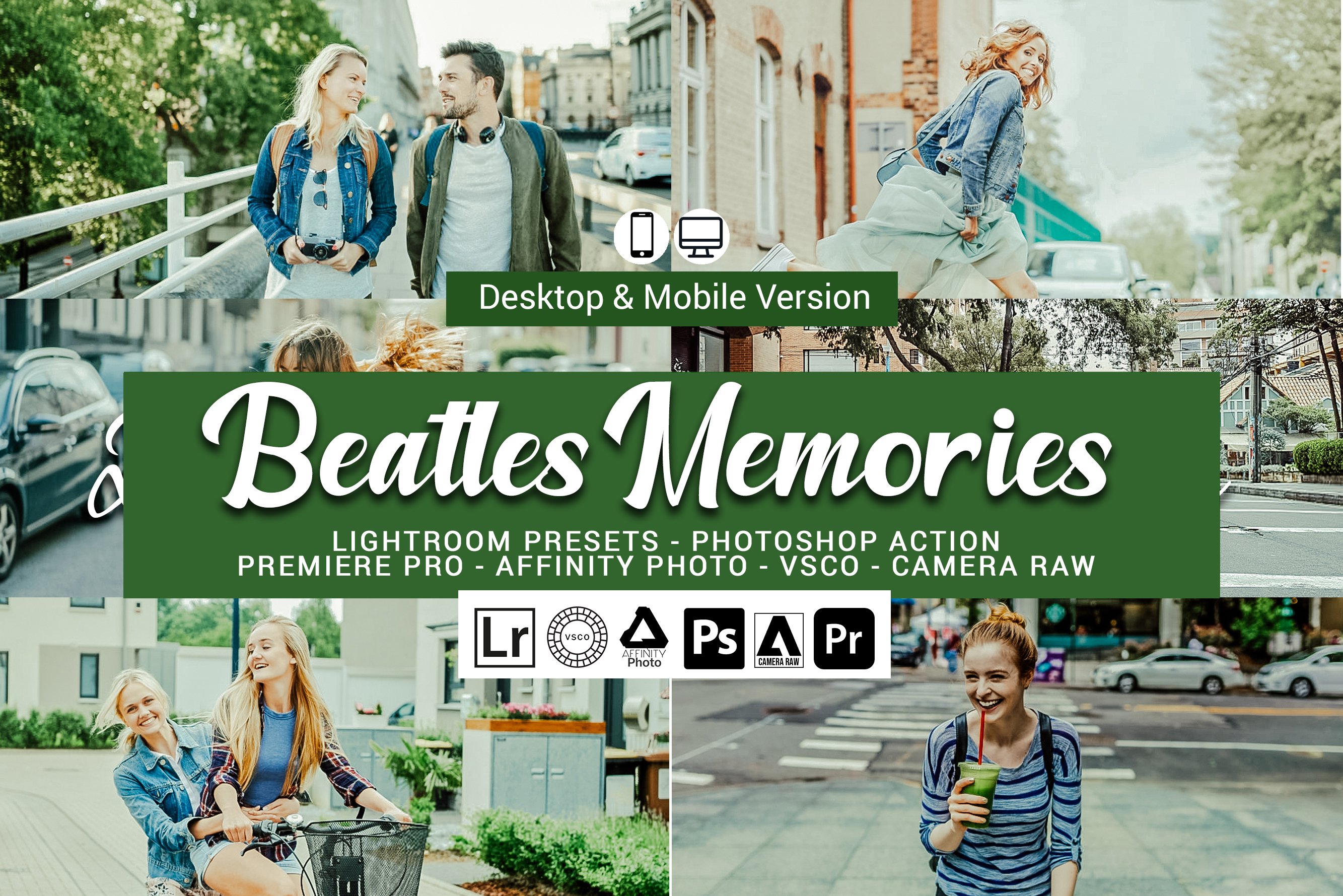 Beatles Memories Lightroom Presetscover image.