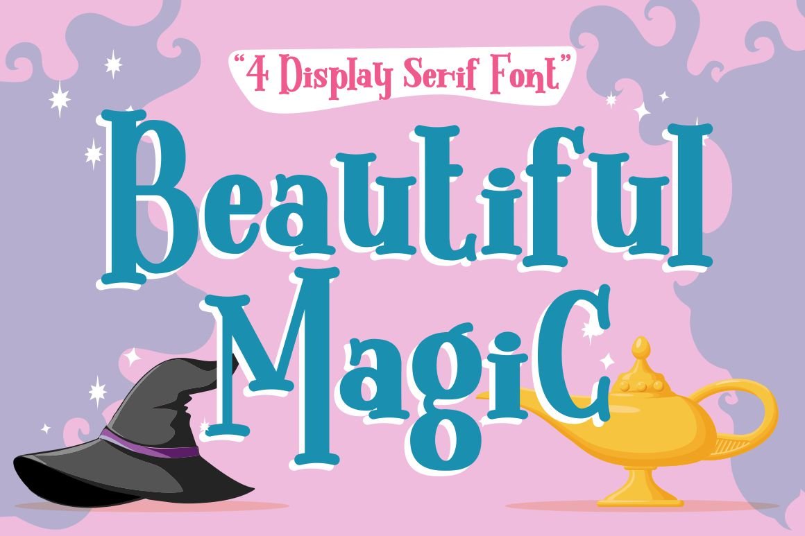 Beautiful Magic - 4 Display Serif cover image.