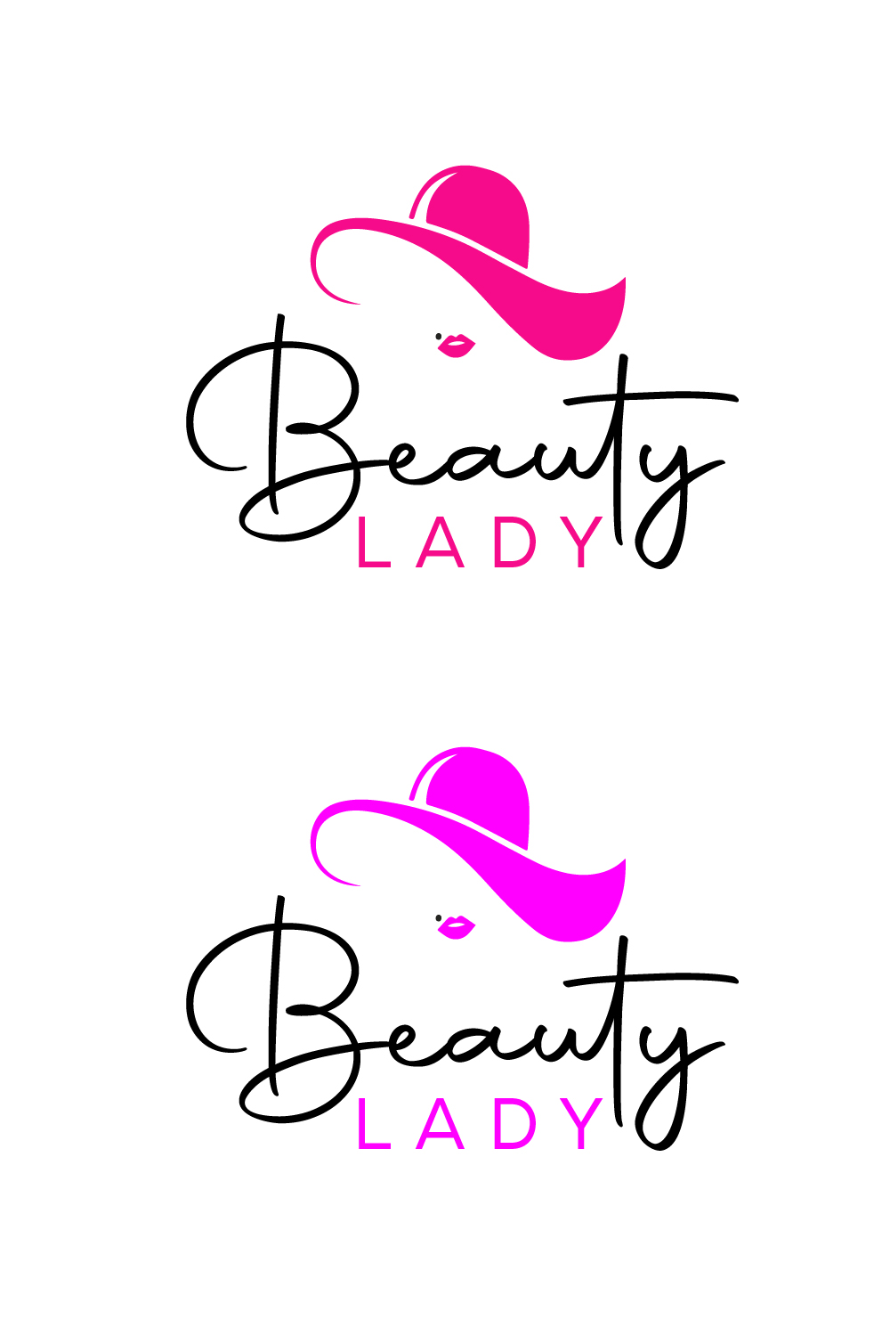 Beauty And Fashion Logo pinterest preview image.