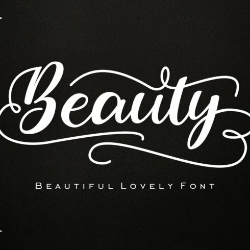 Beauty - Beautiful Lovely Font cover image.