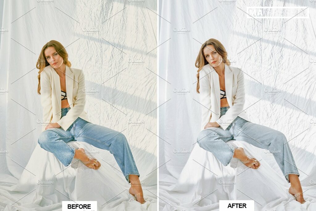 10 Pure White Lightroom Presets MasterBundles