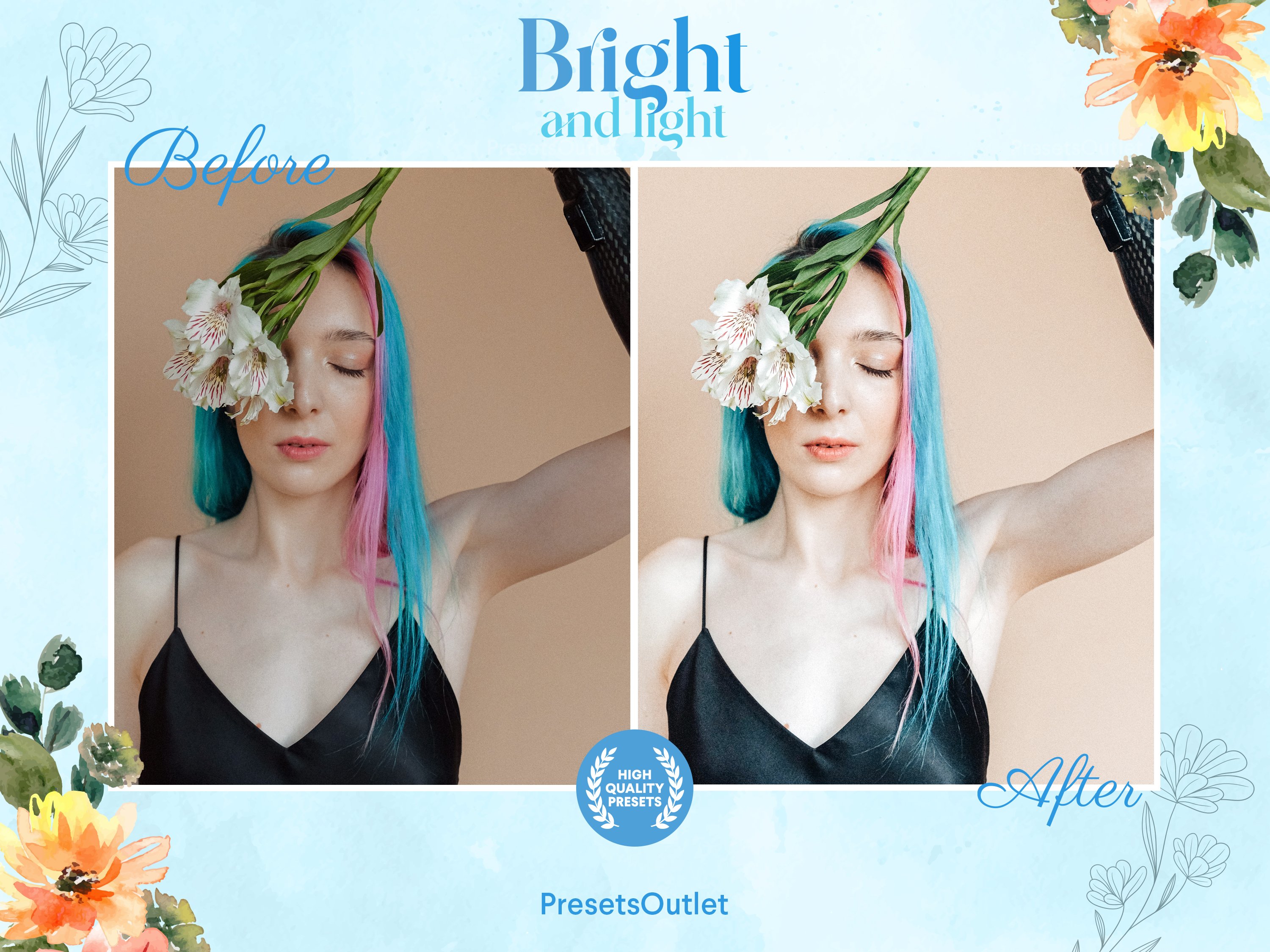 6 Bright Lightroom Presetspreview image.