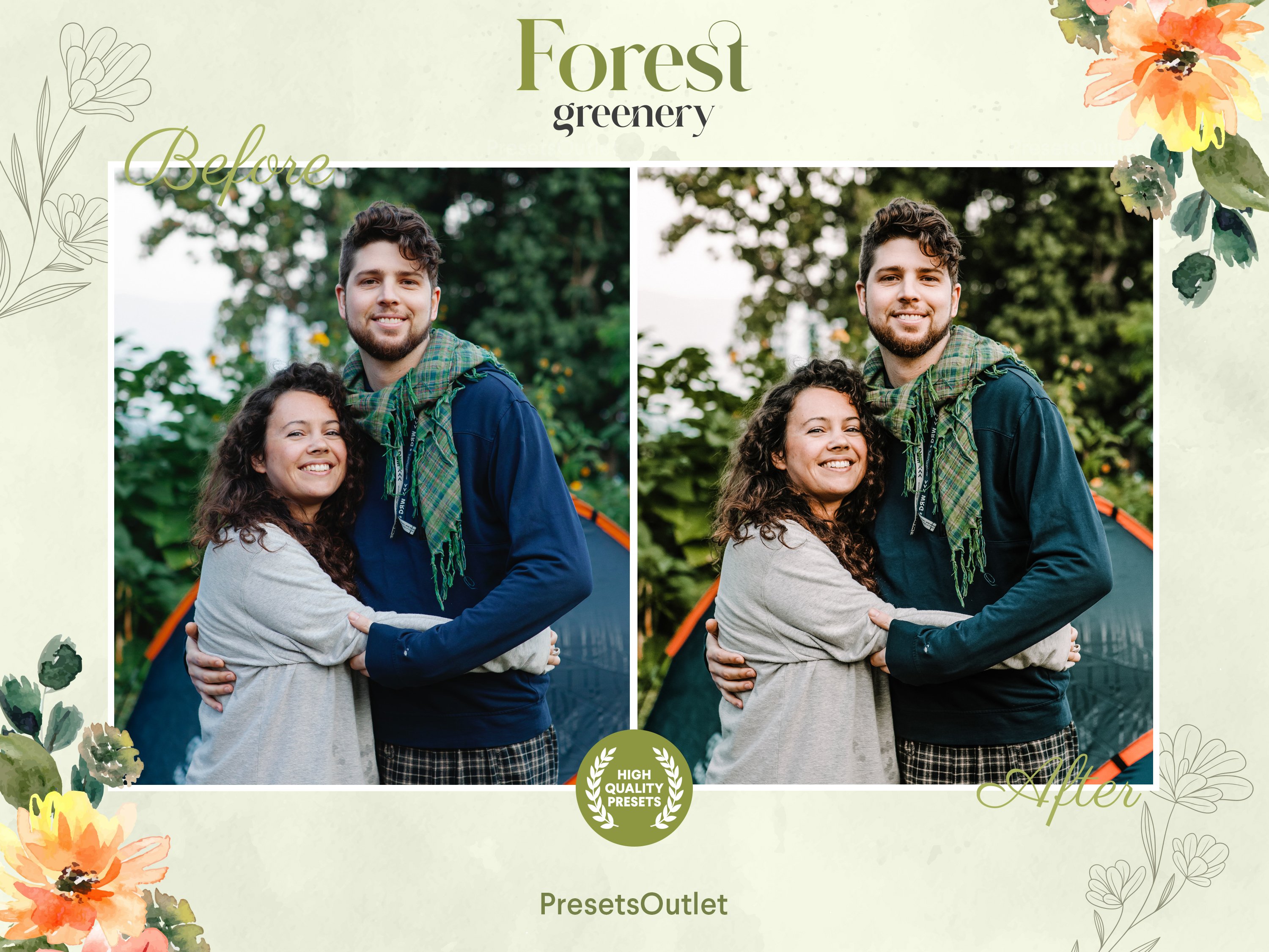 15 Forest Green Lightroom Presetspreview image.