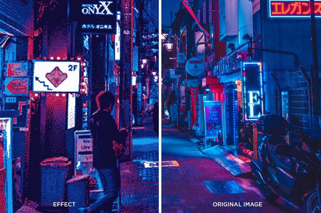 Pixel After Pixel Art Photoshop Action – MasterBundles